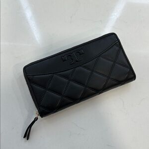 Tory Burch Wallet - Black Leather